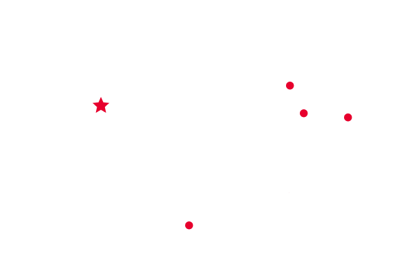 arena locations map